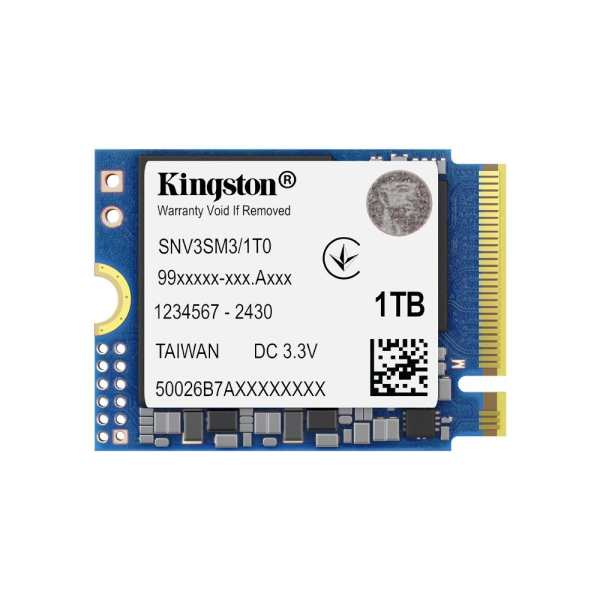 SSD KINSGTON 1TB NV3 M.2 2230 PCIe 4.0 x4 NVMe QLC 6000/4000 - SNV3SM3/1T0
