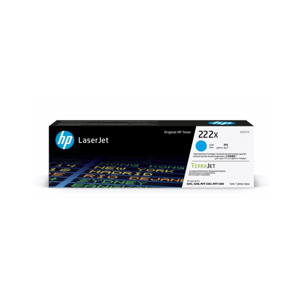 Toner HP Cyan LaserJet 222X