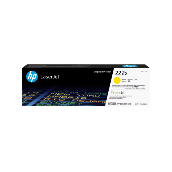 Toner HP Amarillo LaserJet 222X