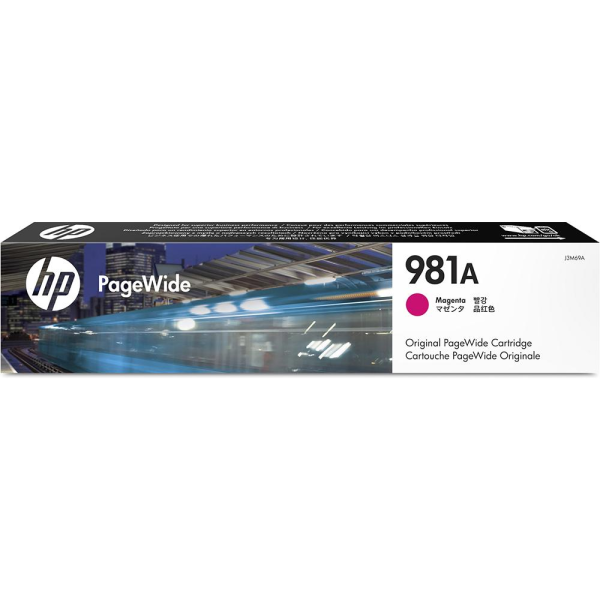 CARTUCHO HP 981A Magenta Original PageWide Crtg