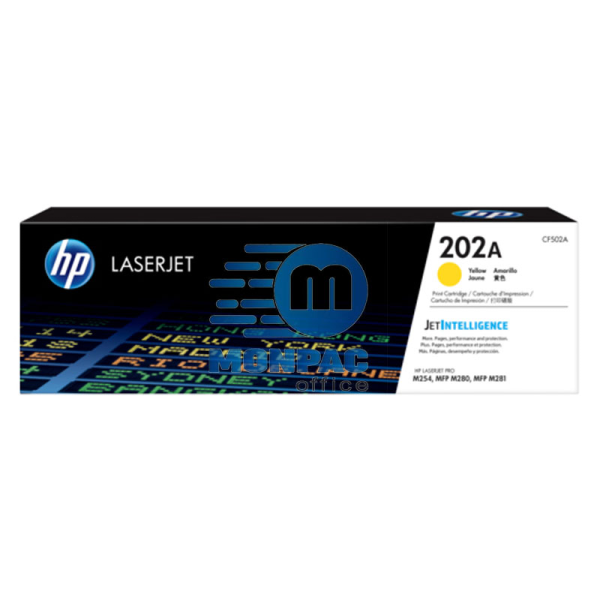 TONER ORIGINAL HP 202A - AMARILLO CF502A