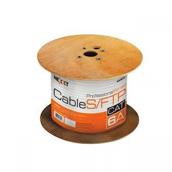 Cable Nexxt en Bobina de 300 Metros S/FTP Cat.6A Gris LSZH P/N NAB-UTP6ABL