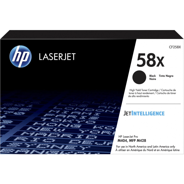 Toner original HP 58X Negro P/N CF258X