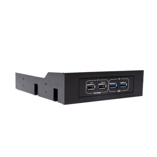 PANEL USB FRONTAL GAMEMAX 2 USB3.0 / 2 2.0  SOLO CARGA TAMAÑO 5.25