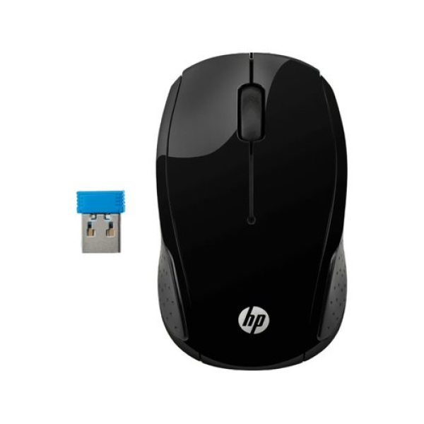 MOUSE HP 200 INALAMBRICO NEGRO P/N X6W31AAABL 