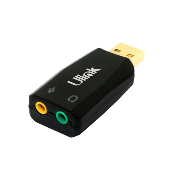 TARJETA DE SONIDO USB 2.0 a Audio 3.5mm P/N UL-ADSND