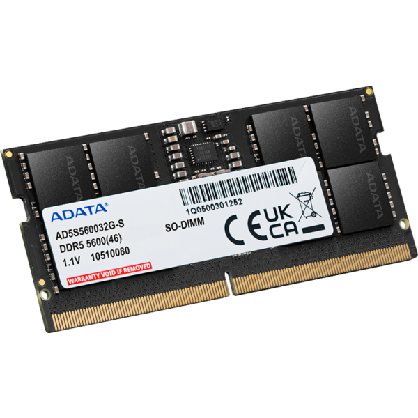 MEMORIA ADATA SODIMM 8GB DDR5 5600 P/N AD5S56008G-S