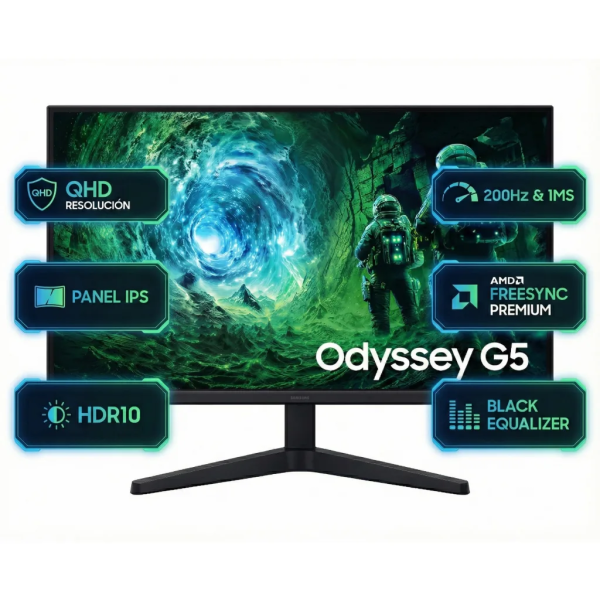 Monitor Gamer Samsung Odyssey G5 G53F 27