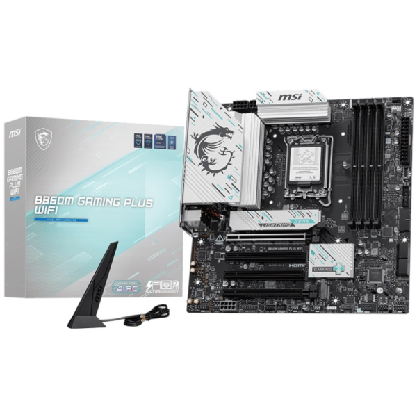 PLACA MADRE MSI B860M GAMING PLUS WIFI Intel B860 P/N 824142392935