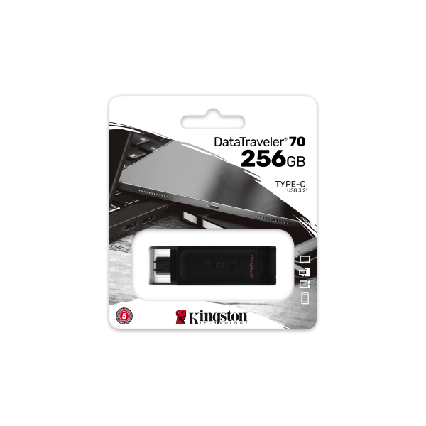 Pendrive Kingston DataTraveler 70 256GB USB-C 3.2 Gen 1
