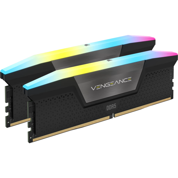 Kit de memorias CORSAIR Vegeance DDR5 48GB 6000Mhz RGB ( 2 X 24GB ) P/N CMH48GX5M2B6000C30