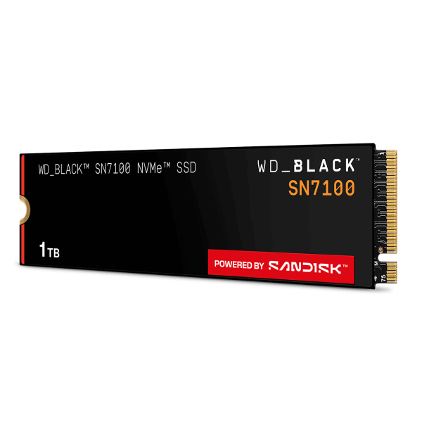 SSD WESTERN DIGITAL BLACK 1TB SN7100 NVME M.2 2280 - PCI EXPRESS 4.0 X4 BY SANDISK P/N WDS100T4X0E