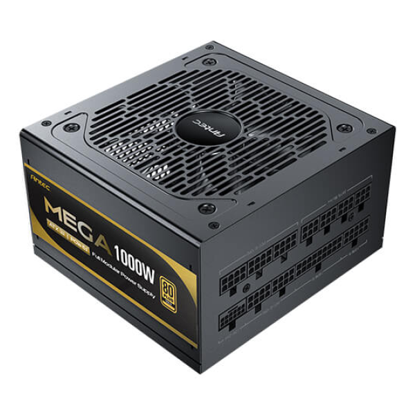 FUENTE DE PODER ANTEC MEGA 1000W 80+ GOLD FULL MODULAR ATX 3.1 PCIEX 5.1 P/N 0-761345-20188-9