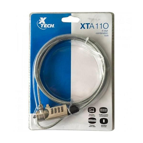 CANDADO DE SEGURIDAD PARA NOTEBOOK CON CLAVE P/N  XTA-110