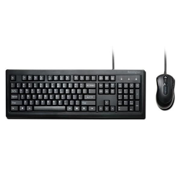 KIT TECLADO Y MOUSE KENSINGTON USB NEGRO ESPAÑOL P/N K72436ES