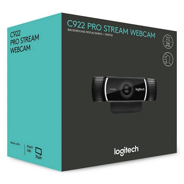 CAMARA WEB LOGITECH HD PRO C922 1080P H.264 P/N 960-001087