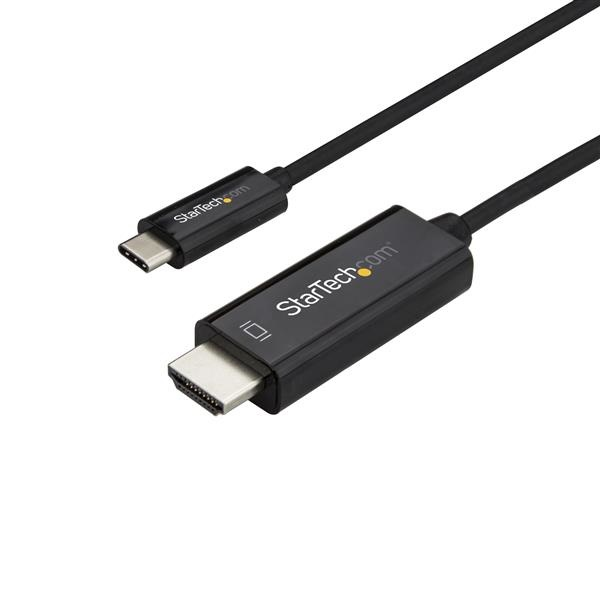 CABLE ADAPTADOR DE 1M USB-C A HDMI 4K 60HZ - NEGRO - CONVERSOR DE VÍDEO USBC - VL100 - USB-C - HDMI - NEGRO P/N CDP2HD1MBNL