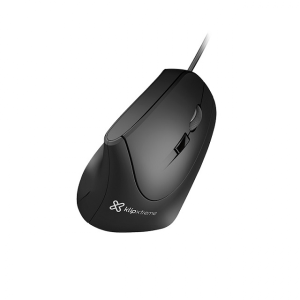 KLIP XTREME - MOUSE - USB - WIRED - BLACK - ULTRAERGONOMIC