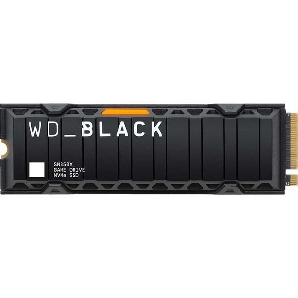 SSD WESTERN DIGITAL BLACK SN850X 2TB M.2 2280 PCIE 4.0 X4 NVME CON DISIPADOR P/N WDS200T2XHE