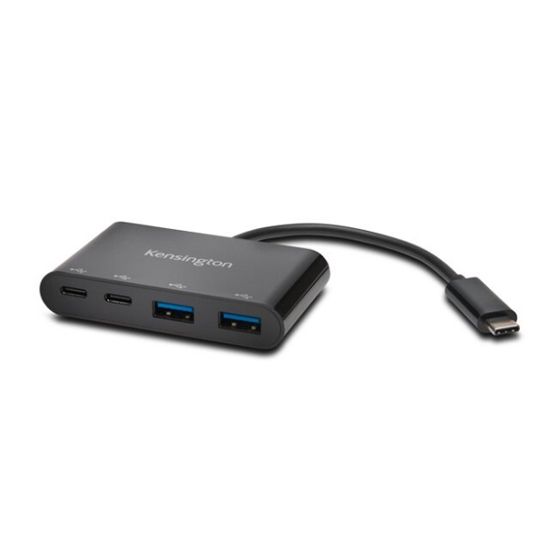 HUB KENSINGTON USB 4 puertos (2 puertos USB tipo B y 2 puertos USB tipo C) P/N K39124WW