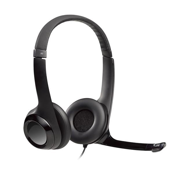 AUDIFONO LOGITECH H390 USB NEGROS - SONIDO ESTEREO DIGITAL P/N 981-001280