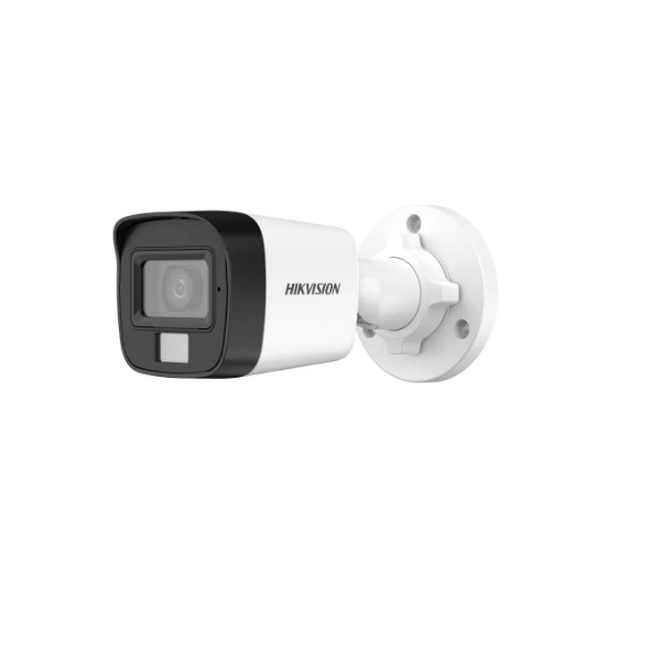 CAMARA DE SEGURIDAD HIKVISION Bullet 1080p EXIR IR 20mt LF 2.8mm IP66 DUAL LIGHT METAL P/N DS-2CE16D0T-EXLF 2.8mm