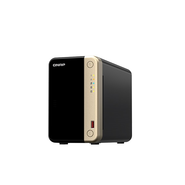 NAS QNAP Nas 2 bay Torre 8GB Ram Intel Celeron 4 nucleos 25GBe P/N TS-264-8G-US
