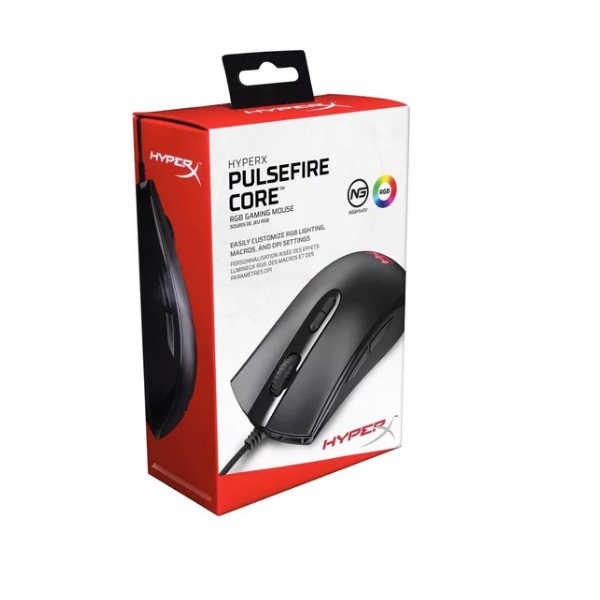 MOUSE GAMER HYPERX PULSEFIRE CORE PRO 7 BOTONES USB P/N 4P4F8AA