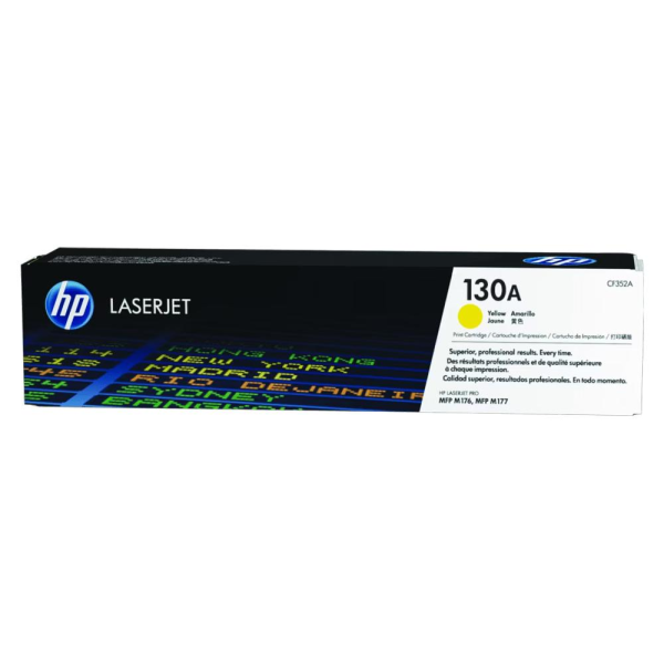 Toner original HP 130A Amarillo - CF352A