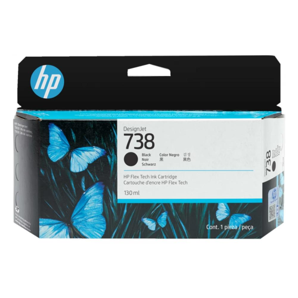 Tinta 130-ml Black DesignJet Ink Cartridge