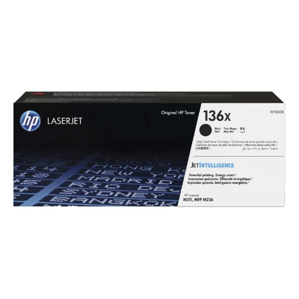 Toner original HP 136X Black - w1360x