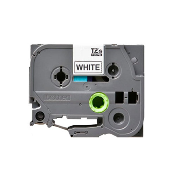 Brother TZe-FX241 - Adhesivo - negro sobre blanco - rollo (1,8 cm x 8 m) 1 cinta(s) cinta de ID flexible - para Brother PT-D600; P-Touch PT-1880, D450, D800, E310, E550, E800, P900, P950